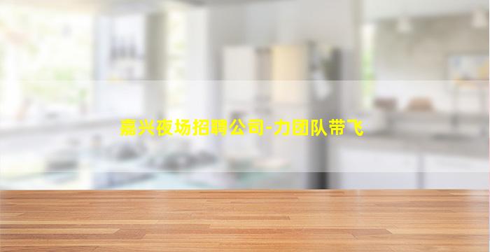 嘉兴夜场招聘公司-力团队带飞